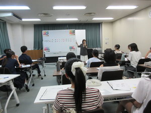 講座の様子色分け後